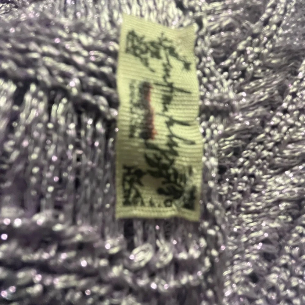 Free People/ FP Intimately Lets Dance Long Sleeve Lavender Top Size Large - Picture 7 of 8